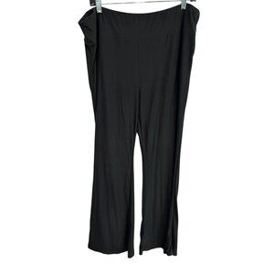No Boundaries Womens Black Wide Leg Pull On Pants Sz XXXL